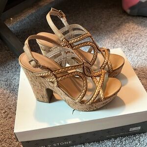 Sun + Stone NadiYap Cork Wedge size 6M